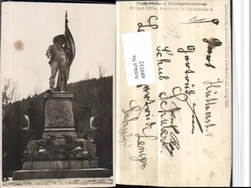 489532,Innsbruck Berg Isel Andreas Hofer Denkmal pub Richard Müller