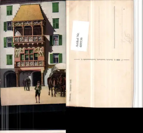 489536,Innsbruck Goldenes Dachl pub K. Redlich 136