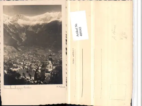 489543,Foto AK Innsbruck Teilansicht geg. Norden pub A. Künz