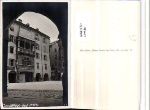 489546,Innsbruck Goldenes Dachl