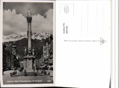 489548,Innsbruck Maria Theresien-Straße m. Nordkette Bergkulisse