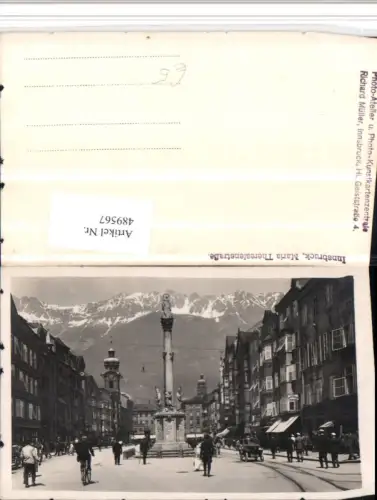 489567,Innsbruck Maria Theresien-Straße Annasäule pub Richard Müller