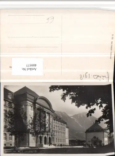 489577,Innsbruck Neue Universität Bergkulisse