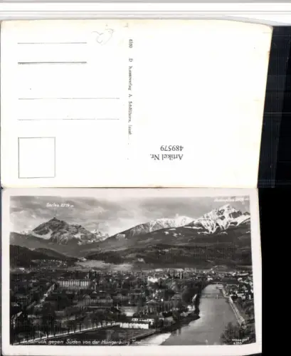 489579,Innsbruck Totale geg. Süden von d. Hungerburg Bergkulisse