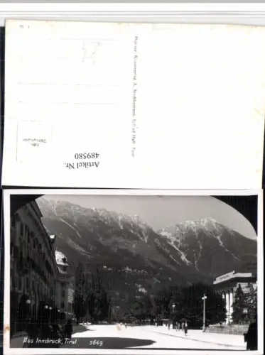 489580,Innsbruck Straßenansicht Rennweg Bergkulisse pub A. Stockhammer 5649