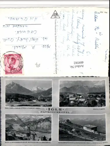 489582,Innsbruck Igls Totale Patscherkofelbahn Seilbahn Mehrbildkarte