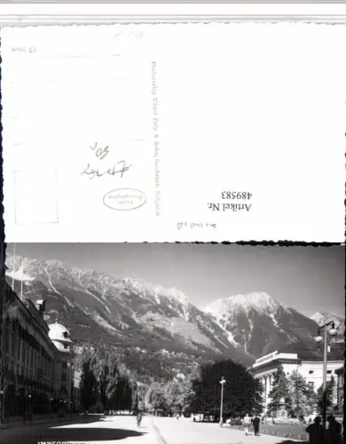 489583,Innsbruck Rennweg Straßenansicht Bergkulisse