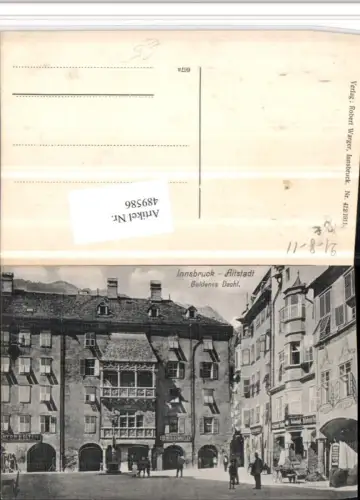 489586,Innsbruck Altstadt Goldenes Dachl