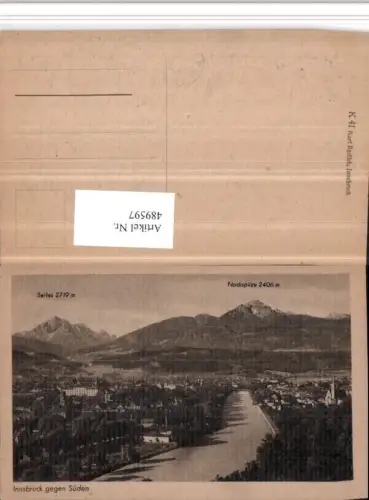 489597,Innsbruck Totale geg. Serles Bergkulisse pub K. Redlich 41