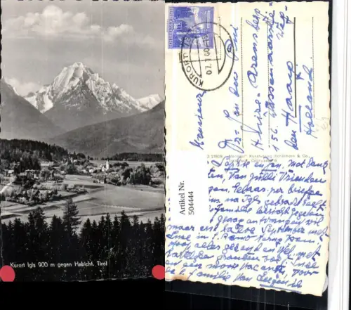 504444,Innsbruck Igls Totale geg. Habicht Bergkulisse