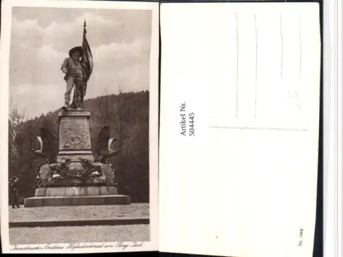 504445,Innsbruck Berg Isel Andreas Hofer-Denkmal Statue