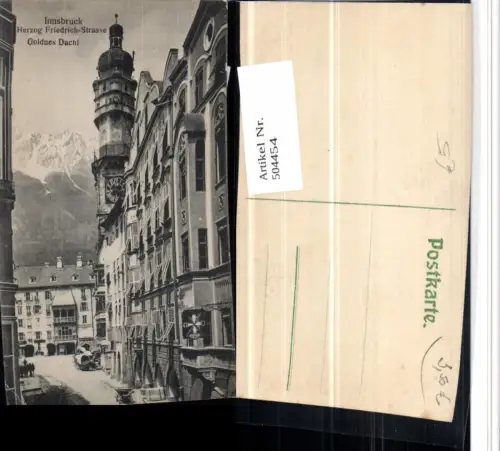 504454,Innsbruck Herzog Friedrich-Straße Goldenes Dachl Stadtturm