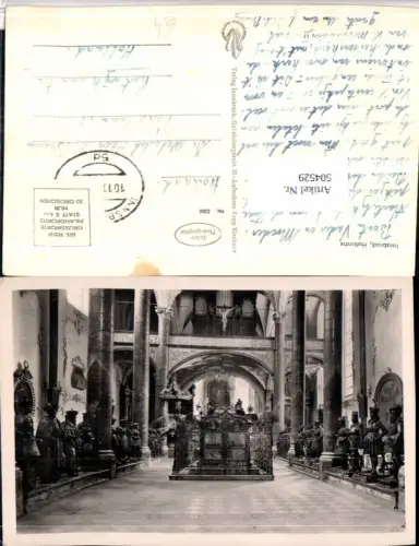 504529,Innsbruck Hofkirche Kirche Innenansicht Orgel Statuen