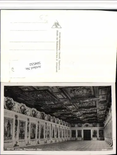 504532,Innsbruck Schloss Ambras Spanischer Saal Innenansicht