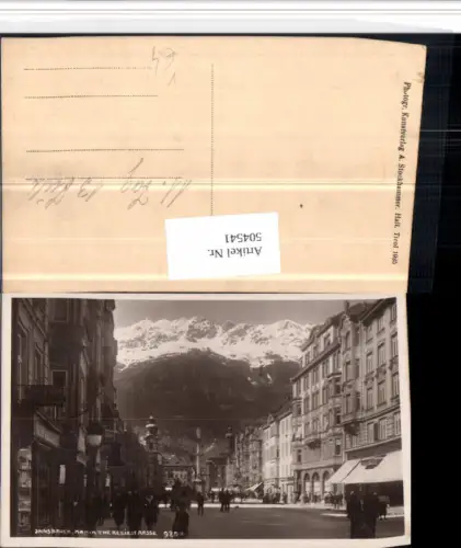 504541,Innsbruck Maria Theresienstraße Straßenansicht pub A. Stockhammer 980a