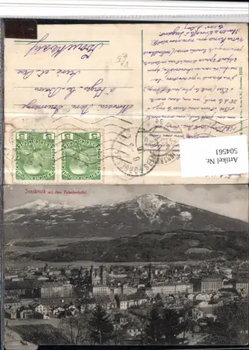 504561,Innsbruck Teilansicht m. Patscherkofel Bergkulisse pub Stengel e Co 1502