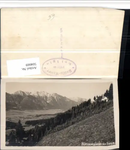 504669,Innsbruck Heiligwasser b. Igls Kapelle Kirche Bergkulisse