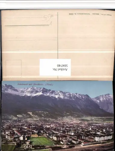 504740,Innsbruck Totale m. Nordkette Bergkulisse pub Purger e Co 13443