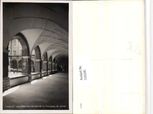 516345,Innsbruck Tiroler Volkskunstmuseum Kreuzgang Arkaden