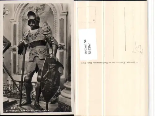 516362,Innsbruck Hofkirche Kirche Theodorich Statue pub A. Stockhammer 886