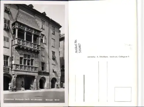 516467,Innsbruck Goldenes Dachl m. Brunnen