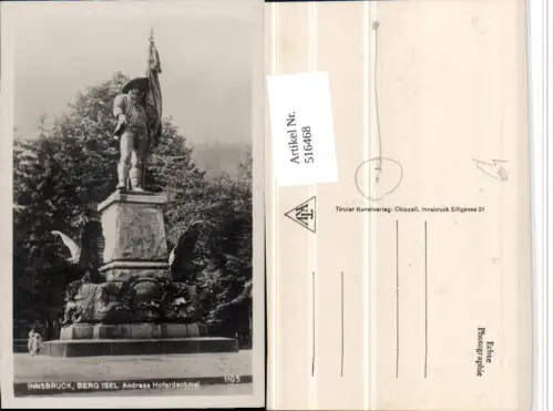 516468,Innsbruck Berg Isel Andreas Hofer-Denkmal Statue