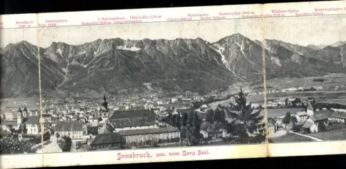 517409,3 fach Klappkarte Innsbruck Tirol Berg Isel