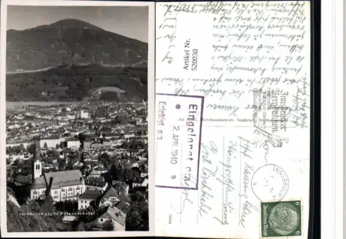 520030,Innsbruck gegen Patscherkofel Partie um 1940