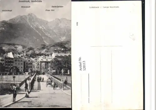 520113,Innsbruck Stadt Innbrücke Straßenpartie Detail