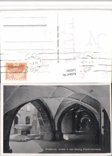 520291,Innsbruck Herzog Friedrichstraße Lauben Brunnen pub Ottmar Zieher 118