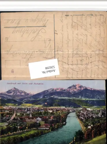 520298,Innsbruck Totale geg. Serles Bergkulisse pub Purger e Co 12244