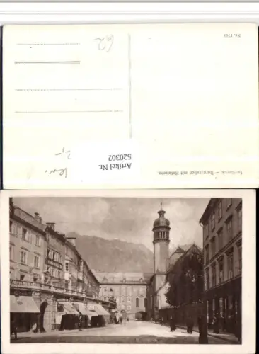 520302,Innsbruck Burggraben m. Hofkirche Kirche