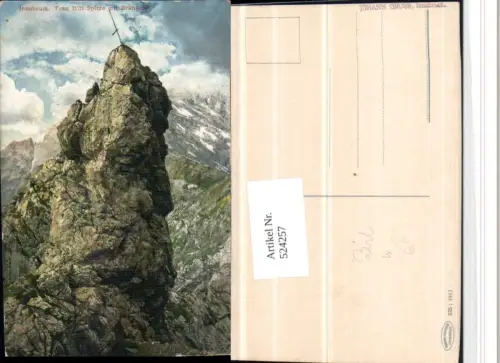 524257,Innsbruck Frau Hitt Spitze m. Brandjoch Bergkulisse