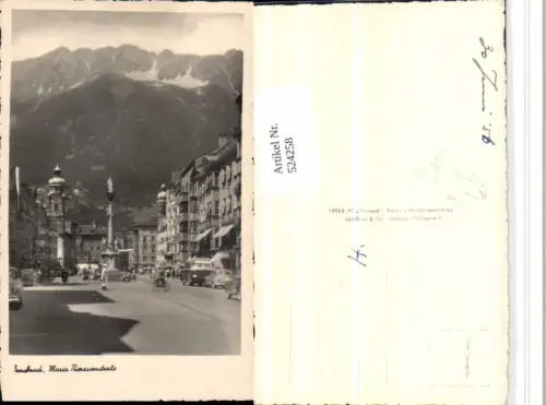 524258,Innsbruck Maria-Theresien-Straße Annasäule Bus