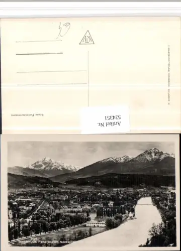 524351,Innsbruck Teilansicht geg. Nockspitze Bergkulisse