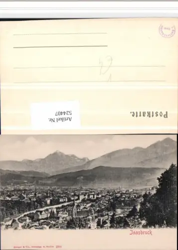 524407,Innsbruck Totale Bergkulisse pub Stengel e Co 2318