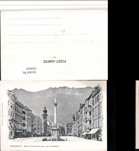 524410,Innsbruck Maria-Theresien-Straße Annasäule Bergkulisse