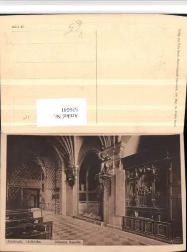 526641,Innsbruck Hofkirche Innen Silberne Kapelle