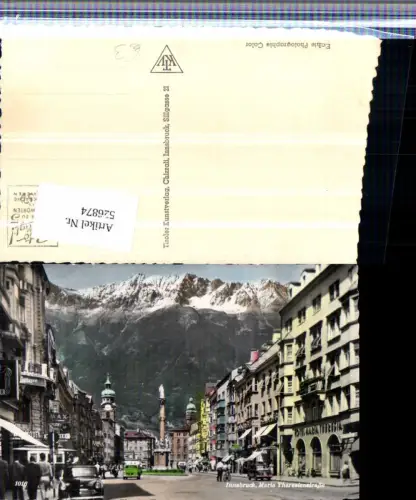 526874,Innsbruck Autos Oldtimer Maria Theresienstraße