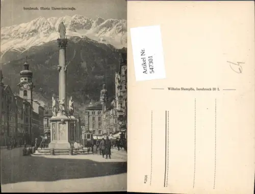 547301,Innsbruck Maria Theresienstrasse Annasäule