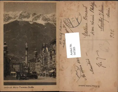 547303,Innsbruck Maria Theresienstrasse Oldtimer Auto