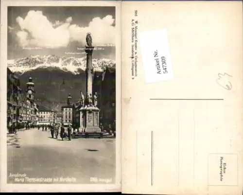 547309,Innsbruck Maria Theresienstrasse Annasäule