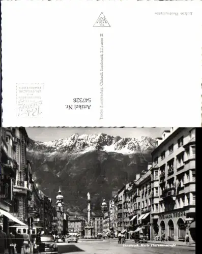 547328,Innsbruck Maria Theresienstrasse Auto Oldtimer