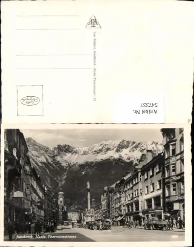547337,Innsbruck Maria Theresienstrasse Oldtimer Auto