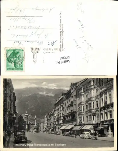 547345,Innsbruck Maria Theresienstrasse Auto Oldtimer