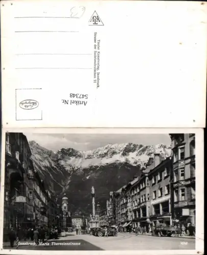 547348,Innsbruck Maria Theresienstrasse Auto Oldtimer