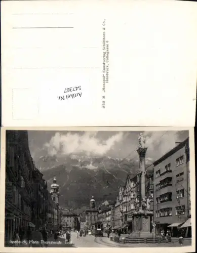 547367,Innsbruck Maria Theresienstrasse Straßenbahn