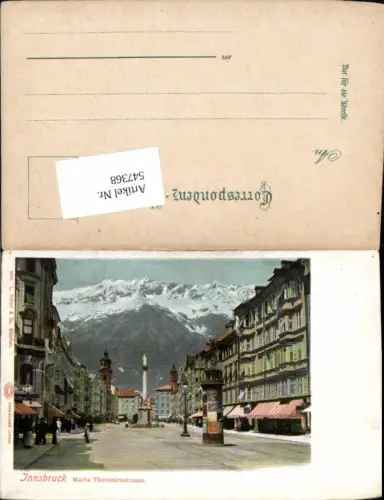 547368,Innsbruck Maria Theresienstrasse Litfasssäule