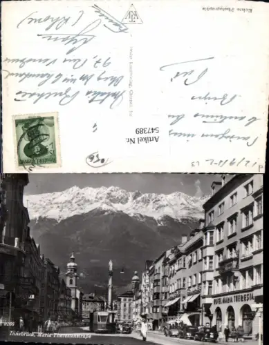 547389,Innsbruck Maria Theresienstrasse Straßenbahn