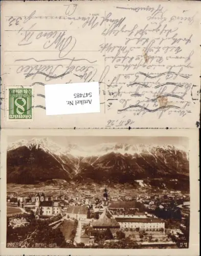 547485,Innsbruck gegen Norden Nordkette pub Defner D7